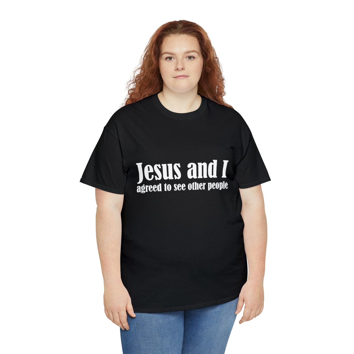 Jesus and I Unisex Heavy Cotton Tee