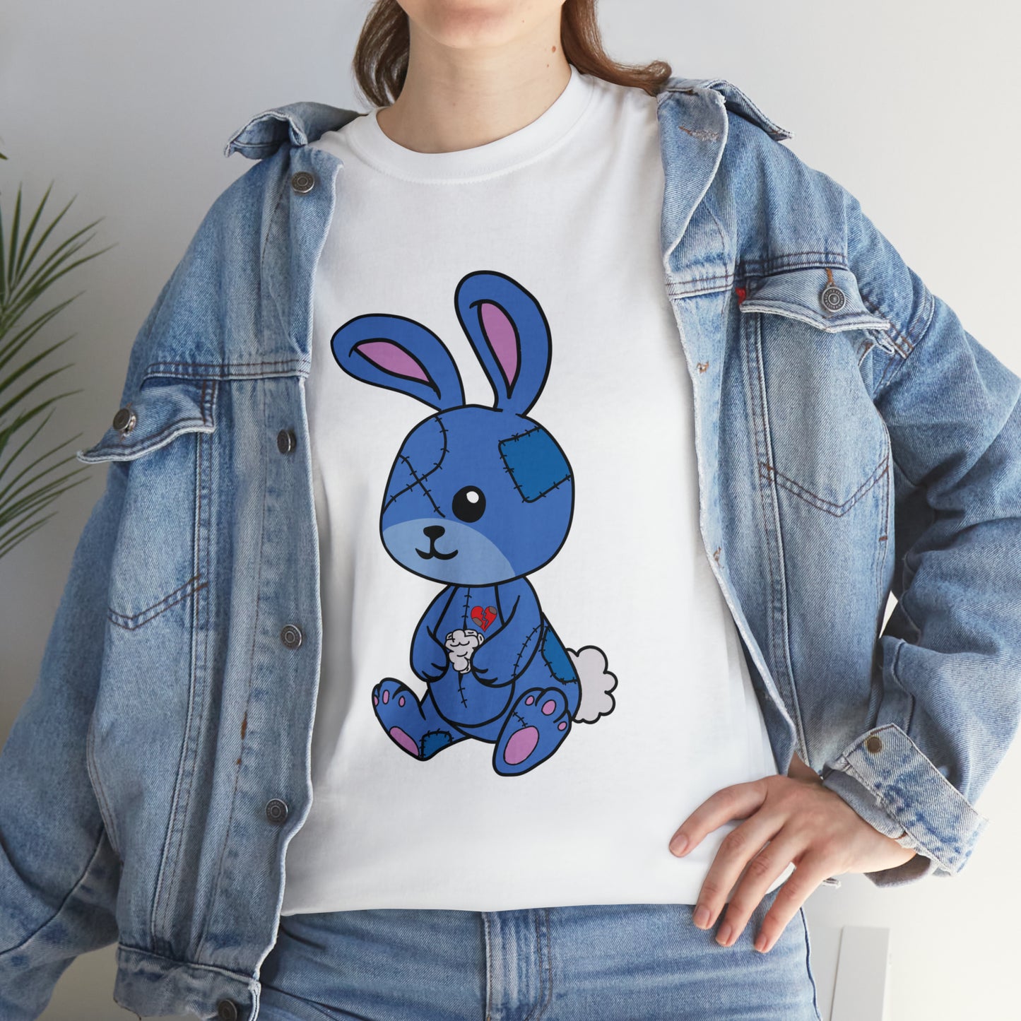 Stitched Up Bunny Unisex Heavy Cotton Tee