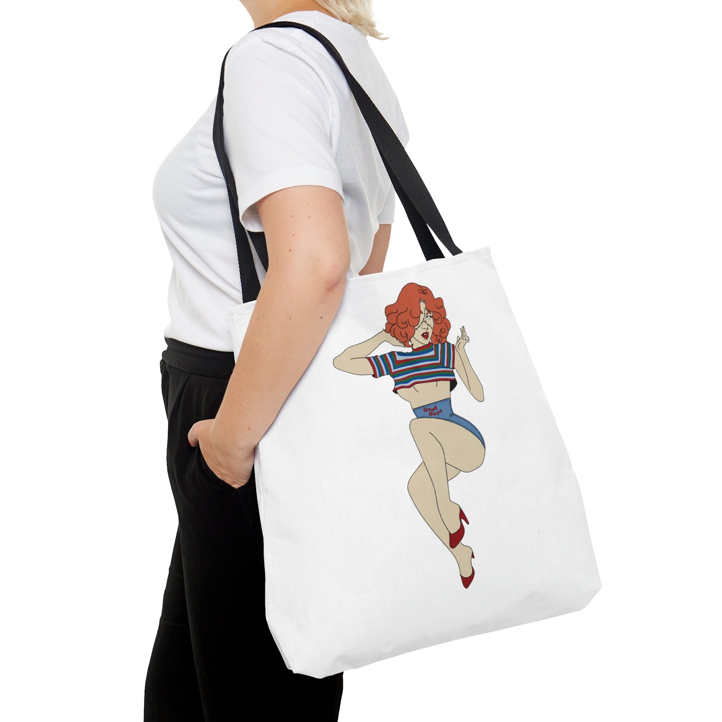 Pinup Chucky Tote Bag