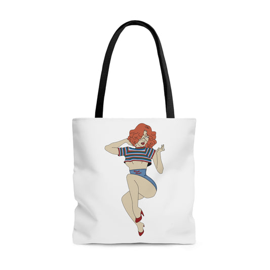 Pinup Chucky Tote Bag