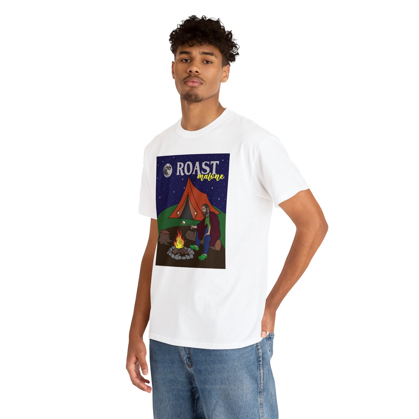 Roast Malone Unisex Heavy Cotton Tee