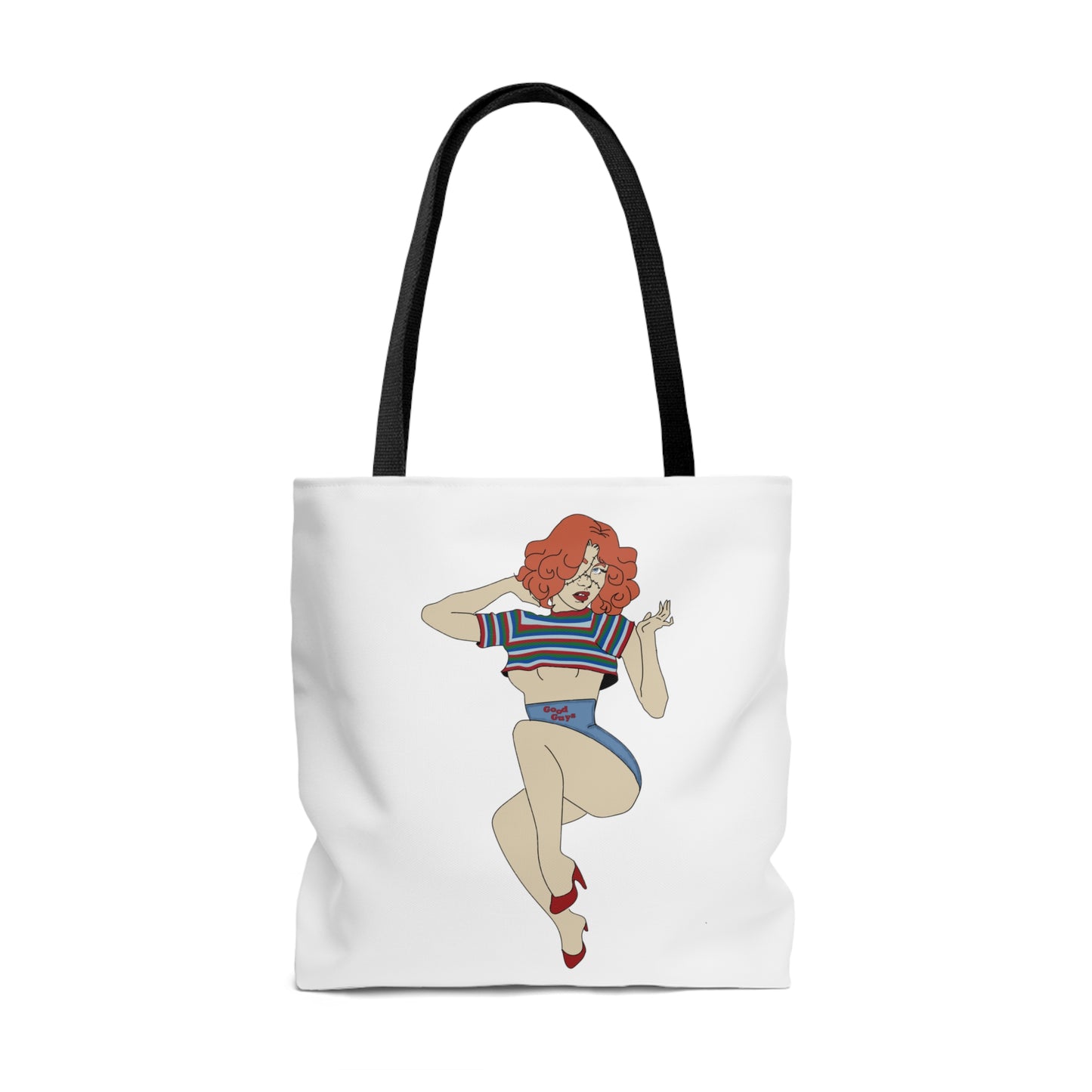 Pinup Chucky Tote Bag