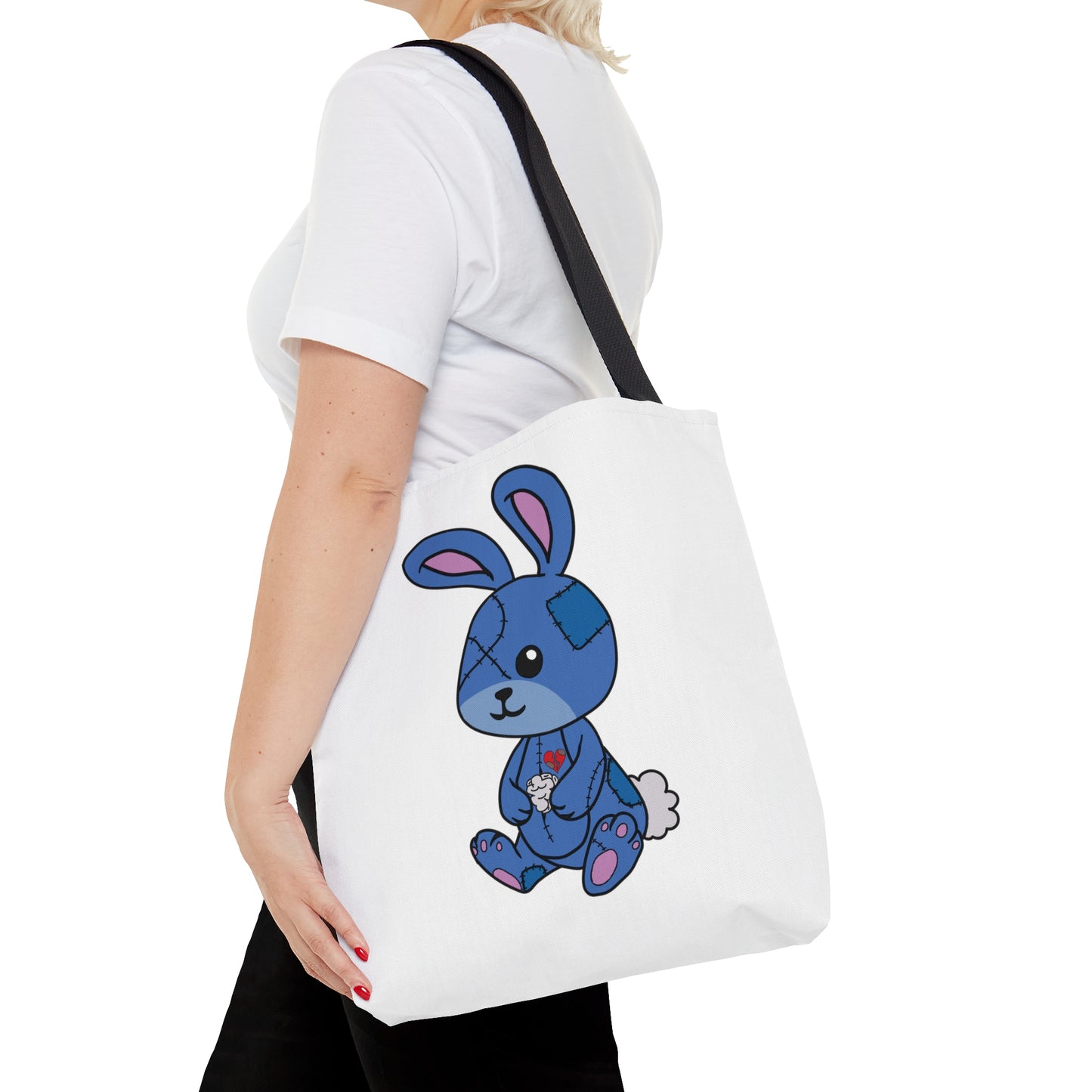 Stitched Bunny Tote Bag