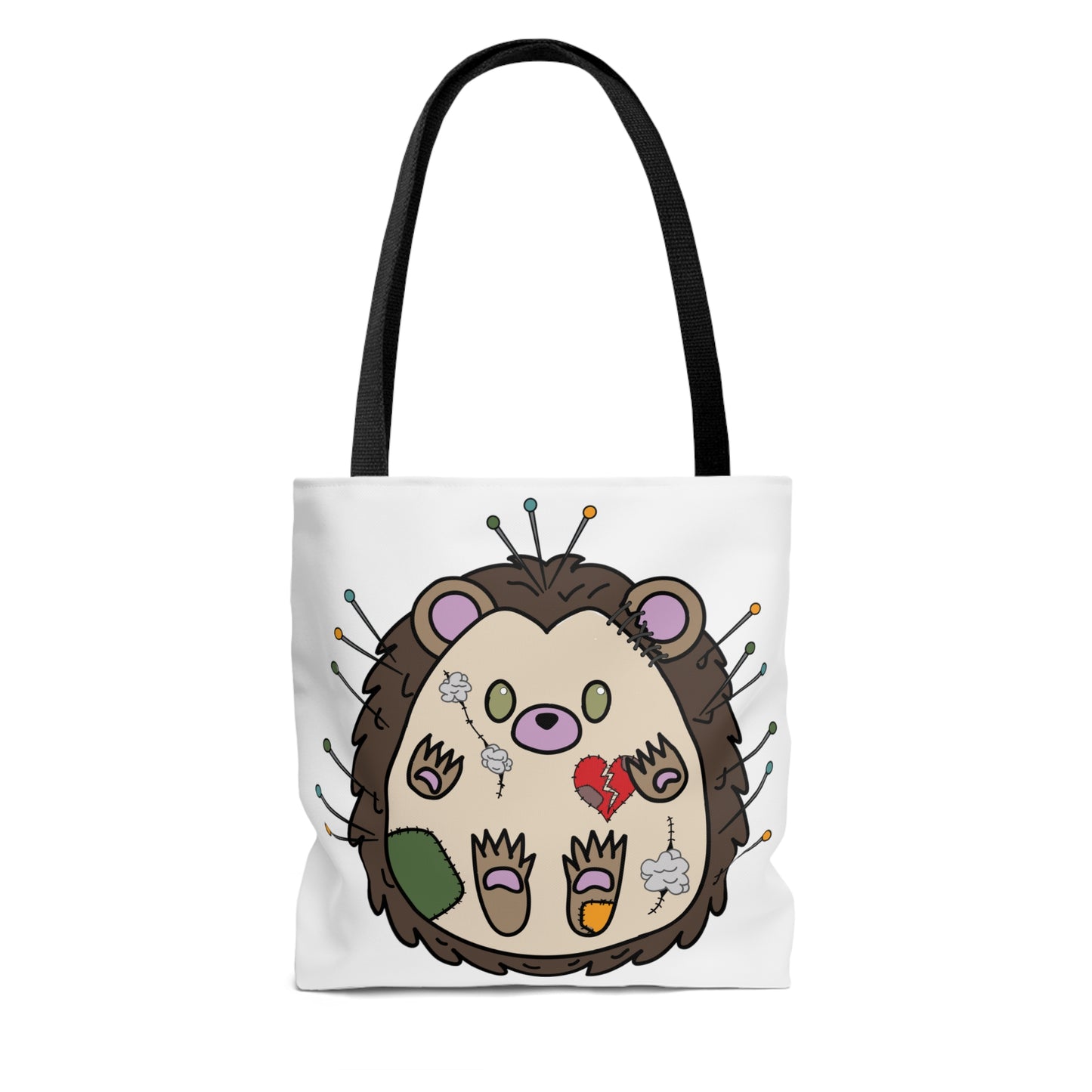 Stitched Hedgehog Tote Bag