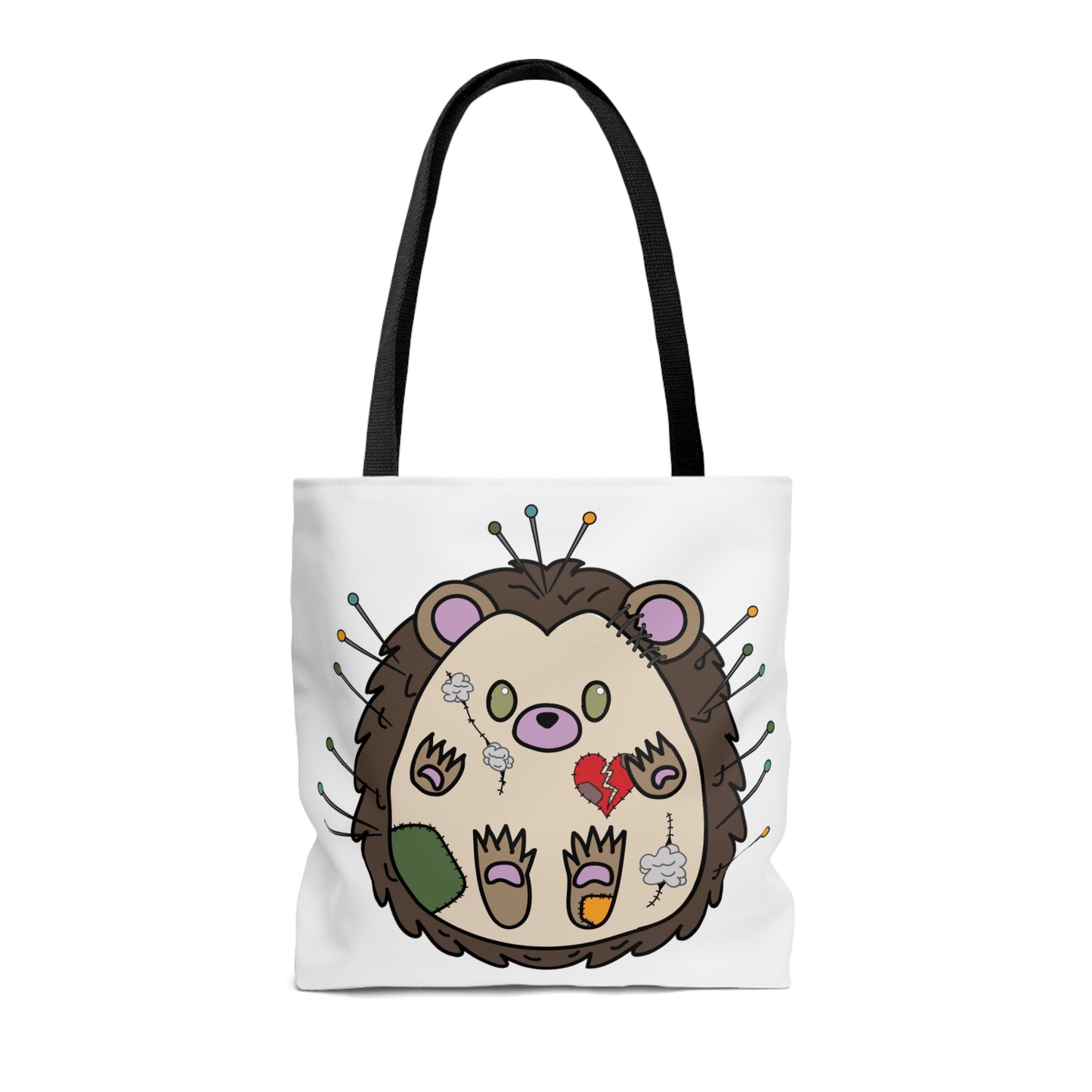 Stitched Hedgehog Tote Bag