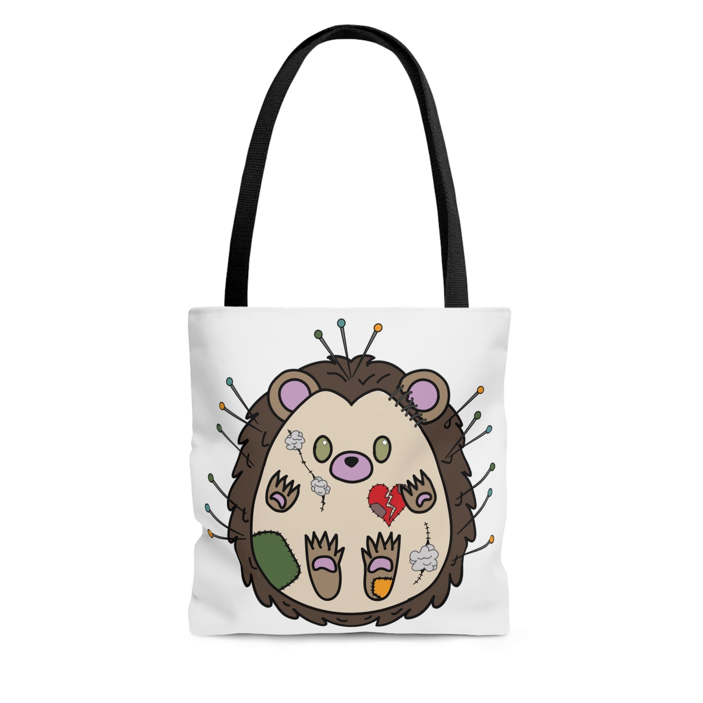 Stitched Hedgehog Tote Bag