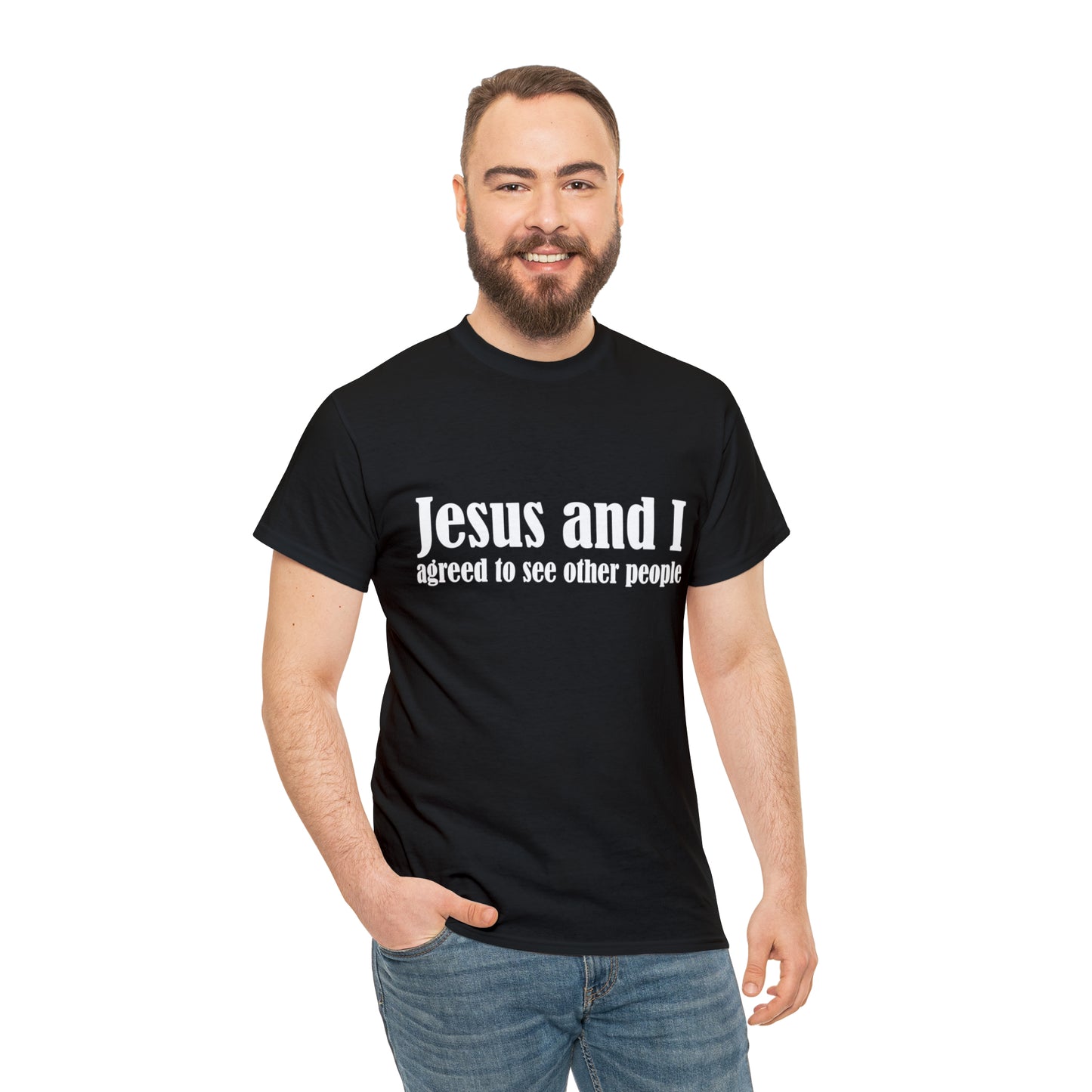 Jesus and I Unisex Heavy Cotton Tee