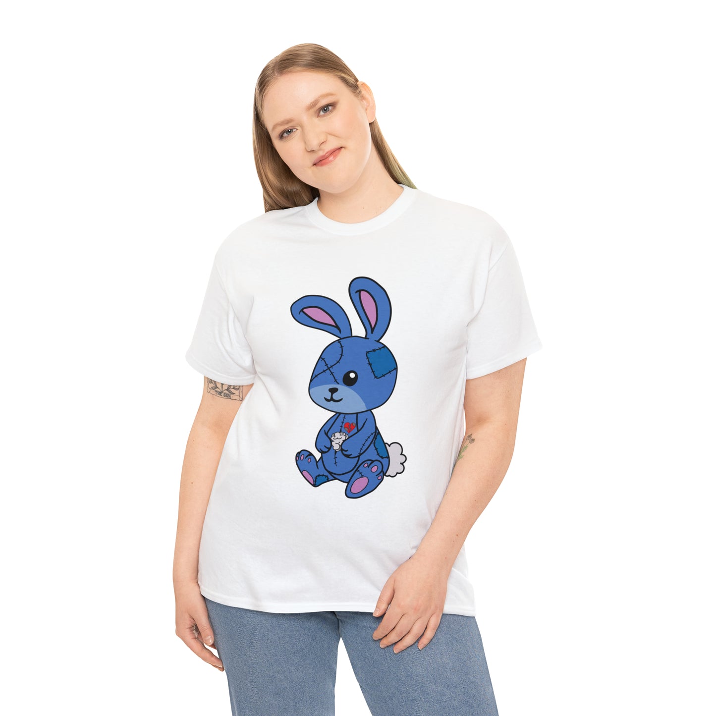 Stitched Up Bunny Unisex Heavy Cotton Tee