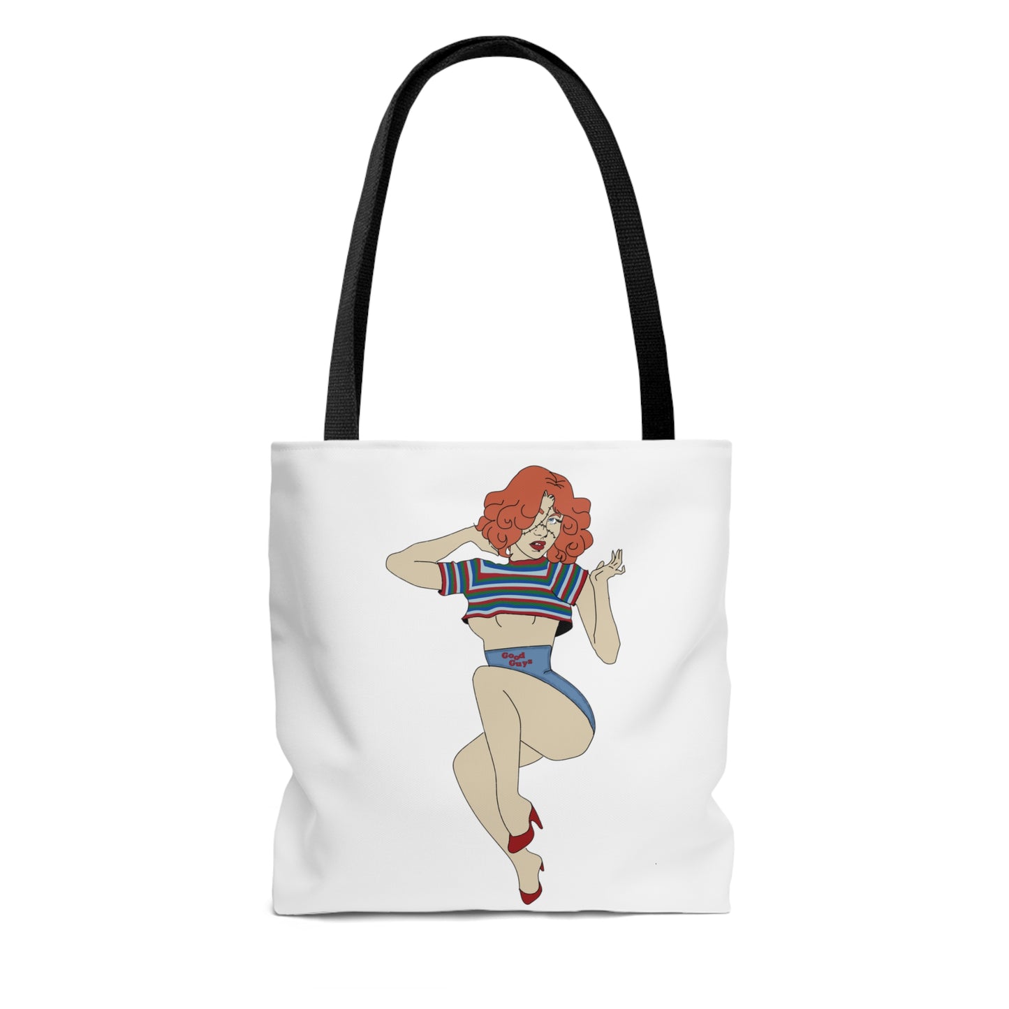 Pinup Chucky Tote Bag