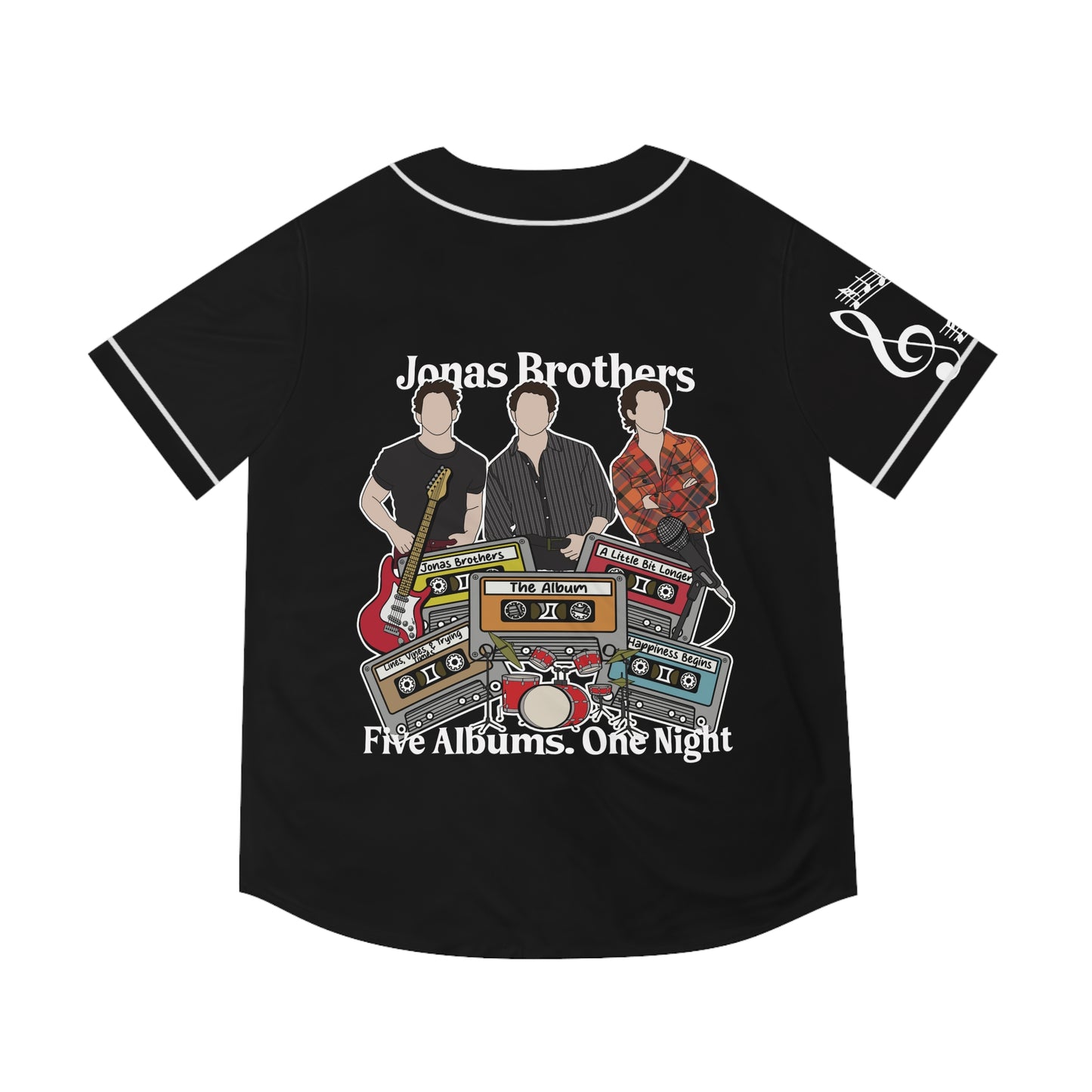 Jonas Brothers Baseball Jersey (Black)