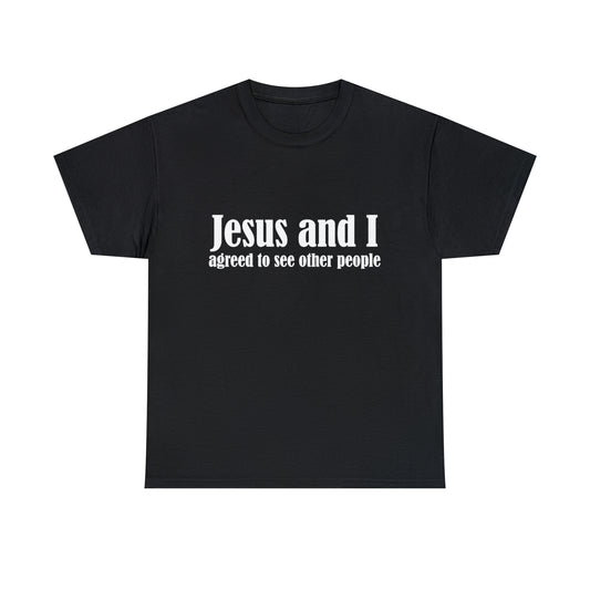 Jesus and I Unisex Heavy Cotton Tee