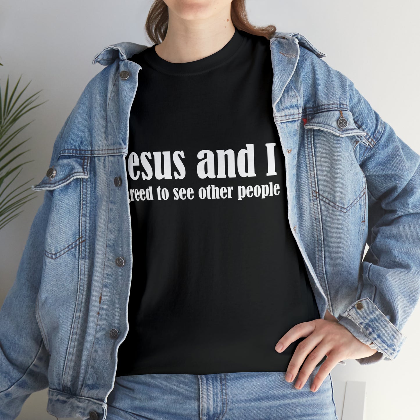 Jesus and I Unisex Heavy Cotton Tee