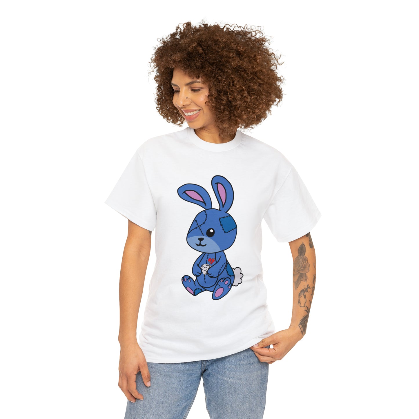 Stitched Up Bunny Unisex Heavy Cotton Tee