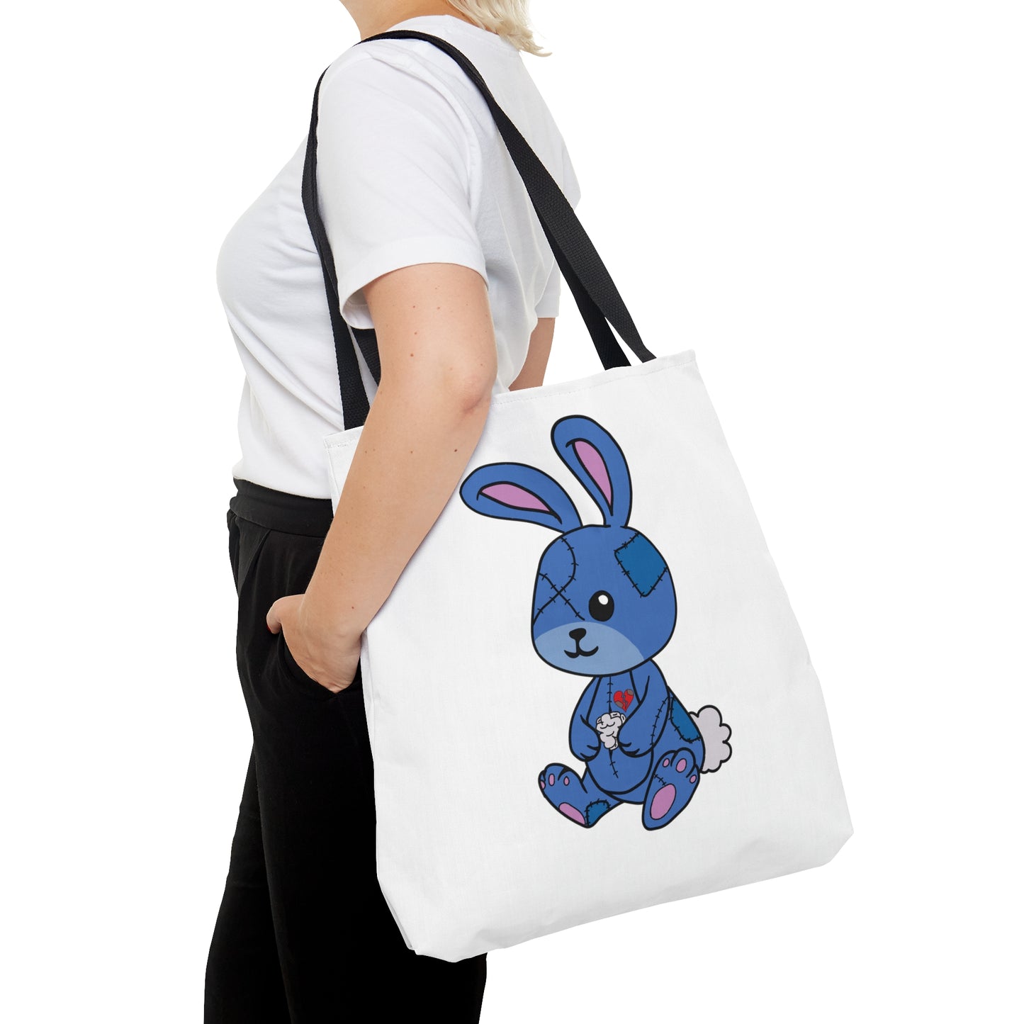 Stitched Bunny Tote Bag