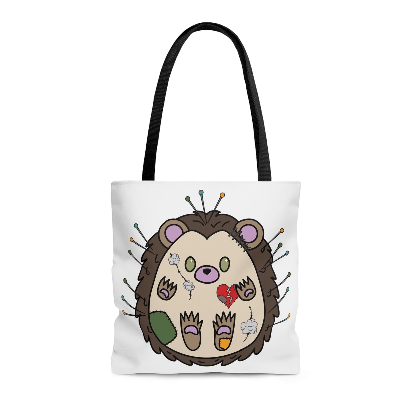 Stitched Hedgehog Tote Bag