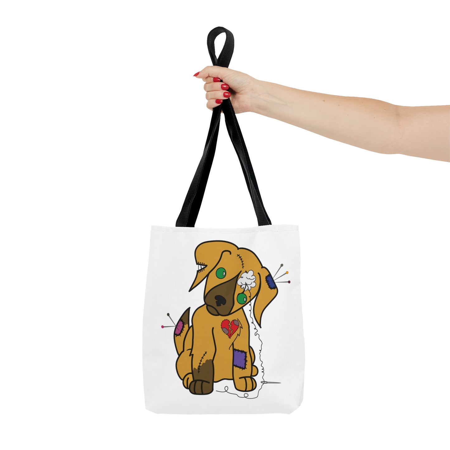 Stitched Pup Tote Bag