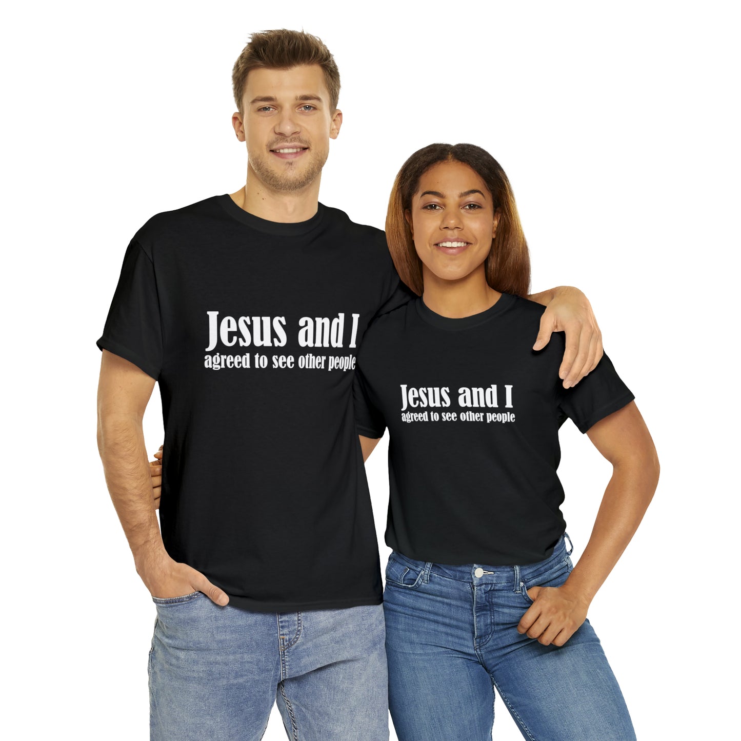 Jesus and I Unisex Heavy Cotton Tee