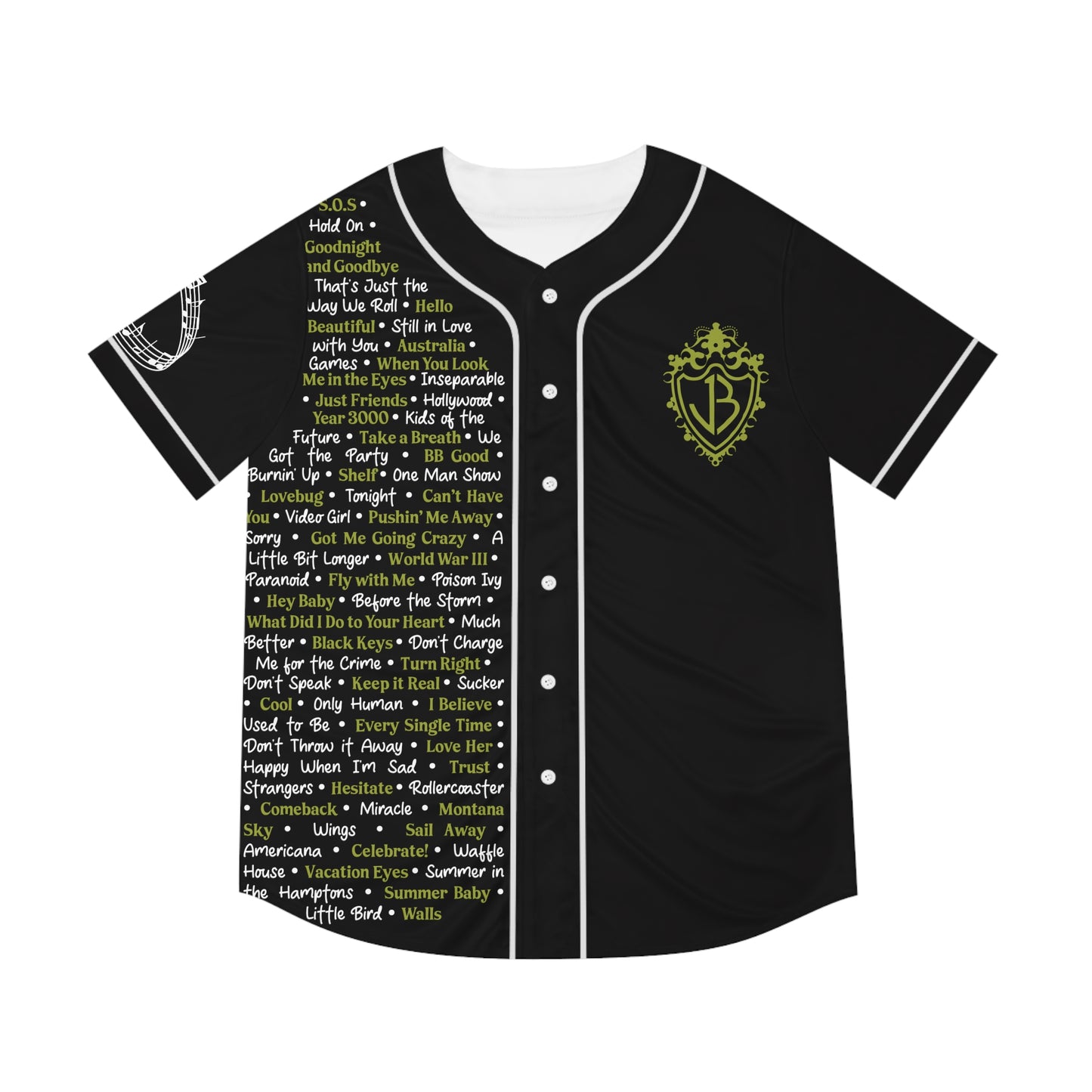 Jonas Brothers Baseball Jersey (Black)