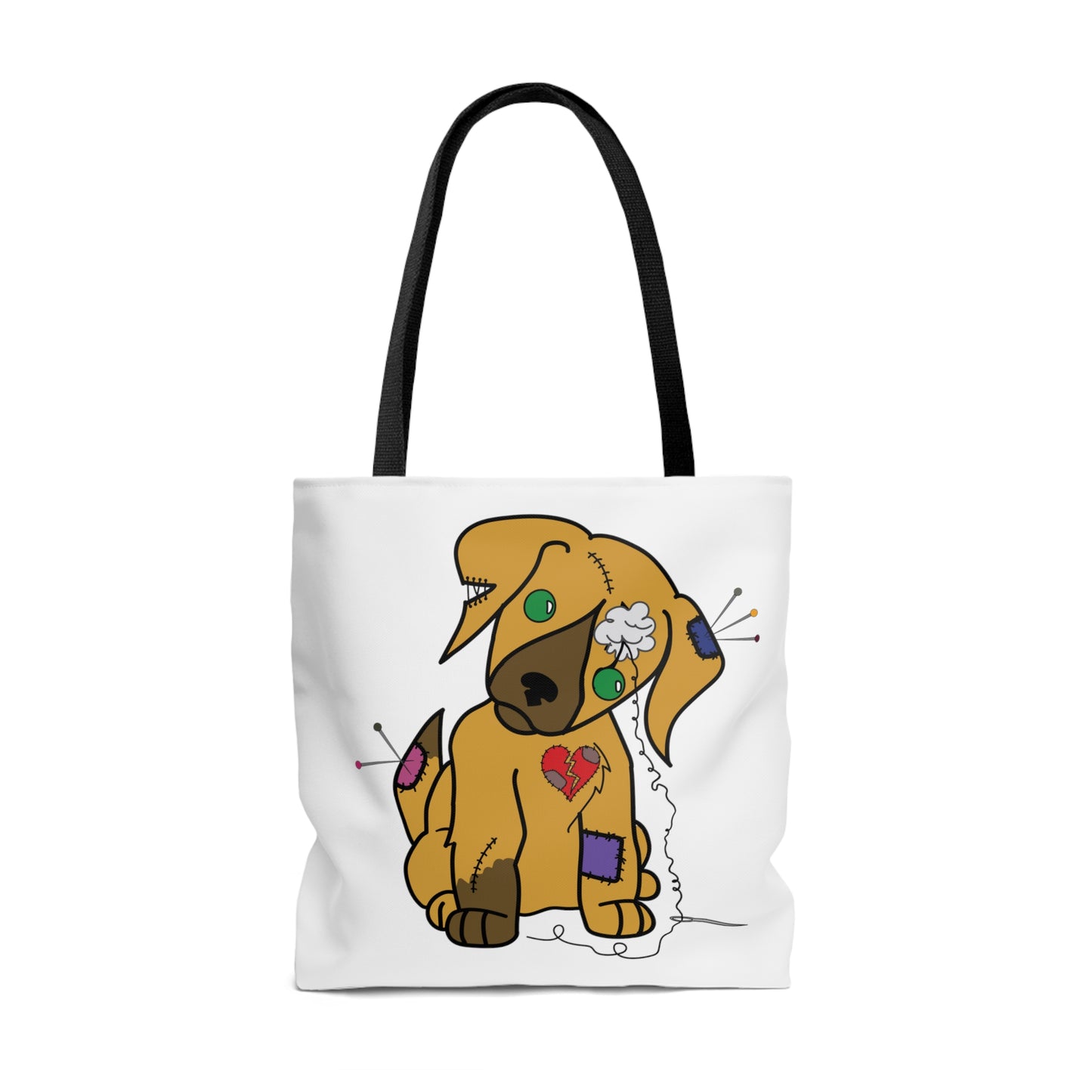 Stitched Pup Tote Bag