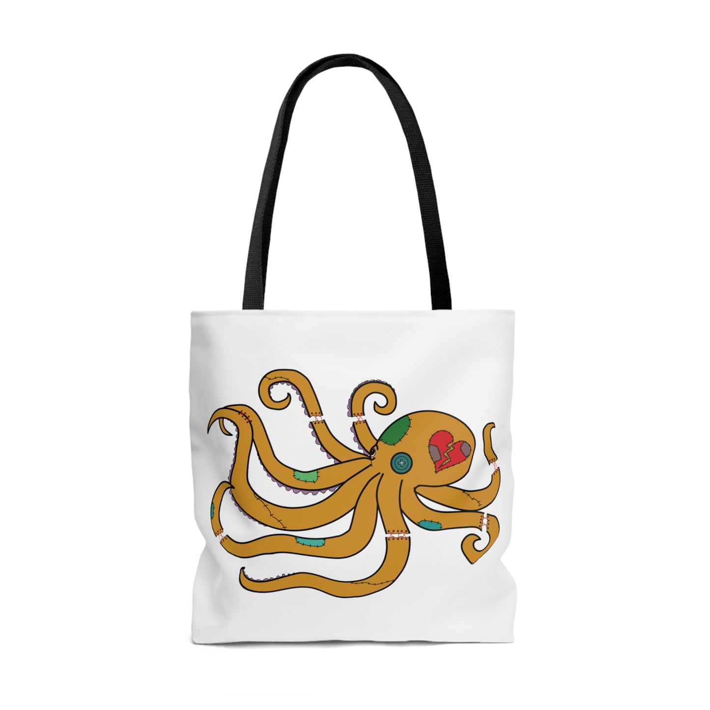 Stitched Octopus Tote Bag