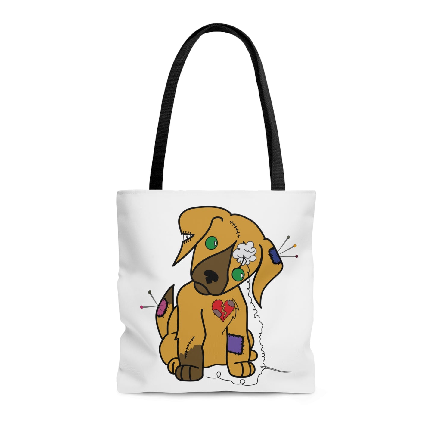 Stitched Pup Tote Bag