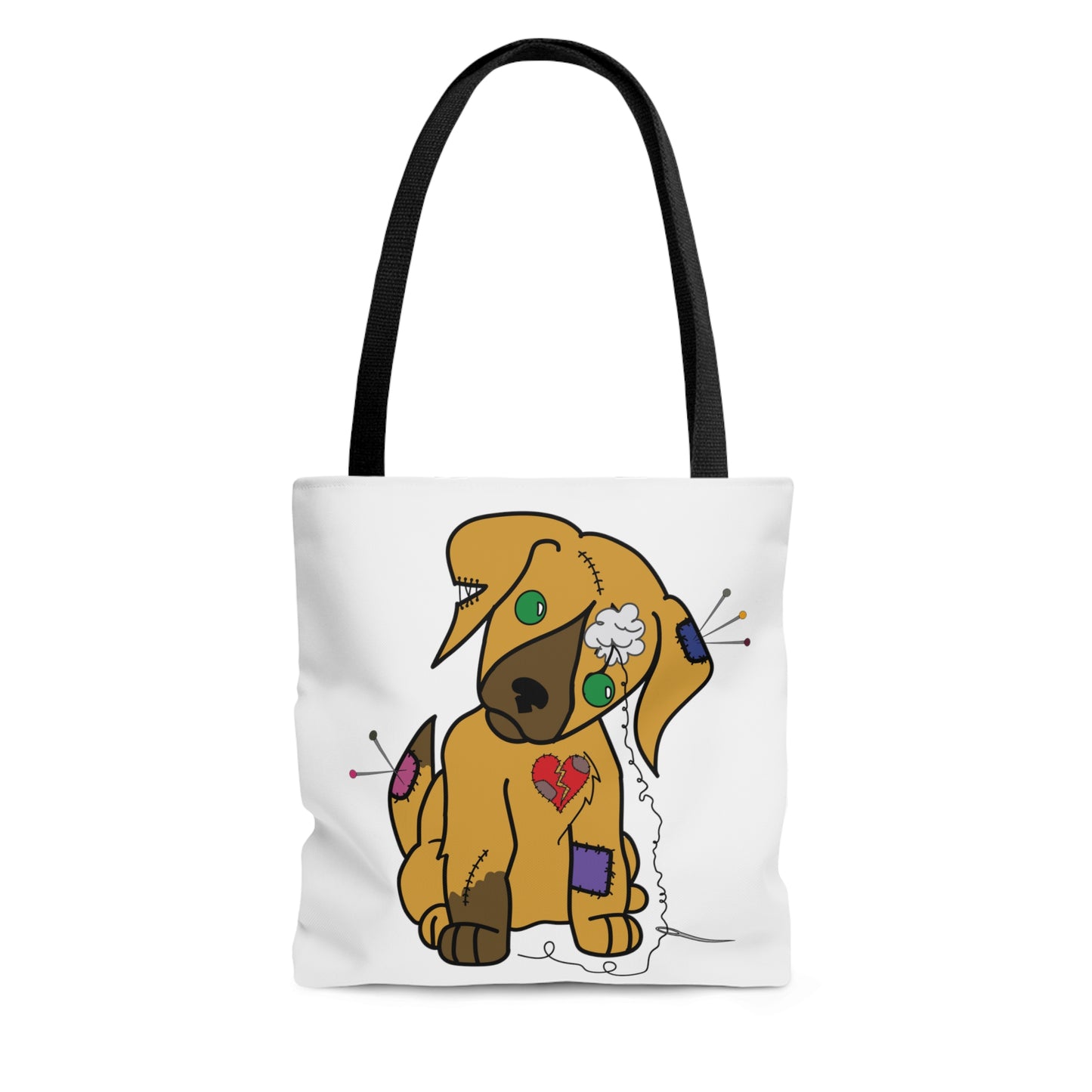 Stitched Pup Tote Bag