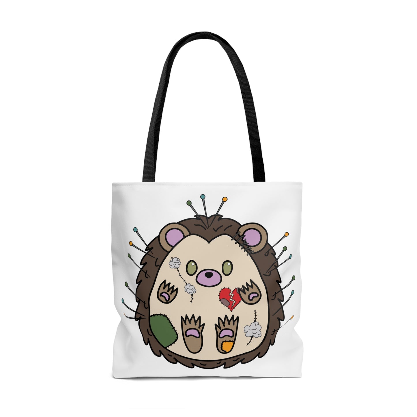 Stitched Hedgehog Tote Bag