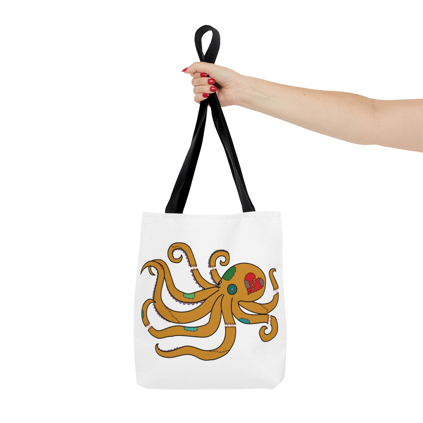 Stitched Octopus Tote Bag