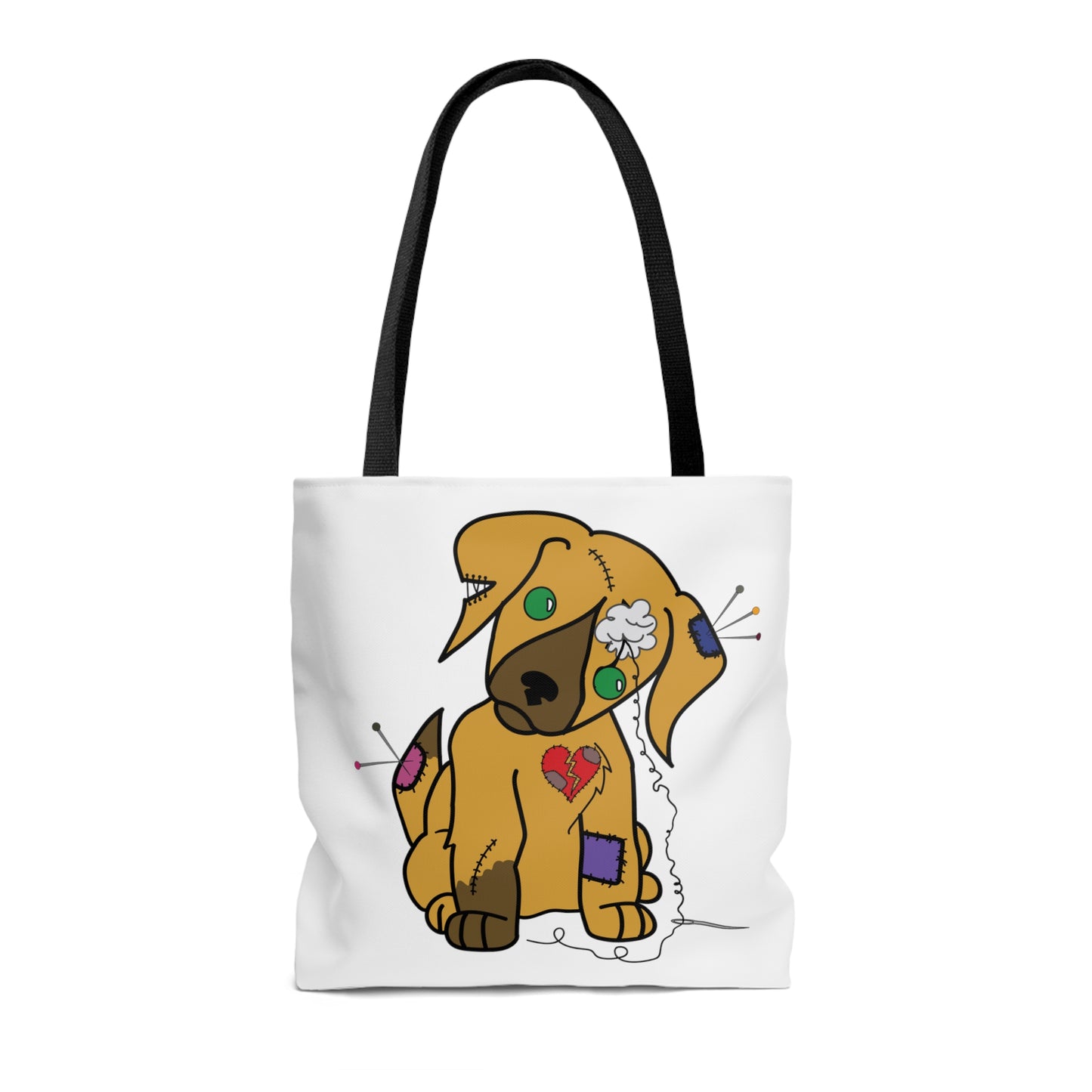 Stitched Pup Tote Bag