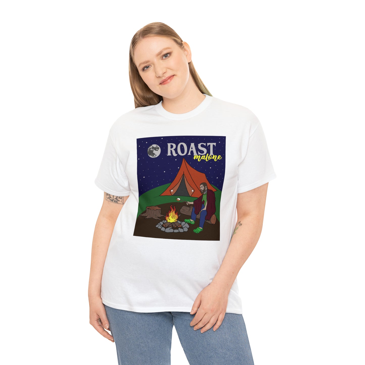 Roast Malone Unisex Heavy Cotton Tee