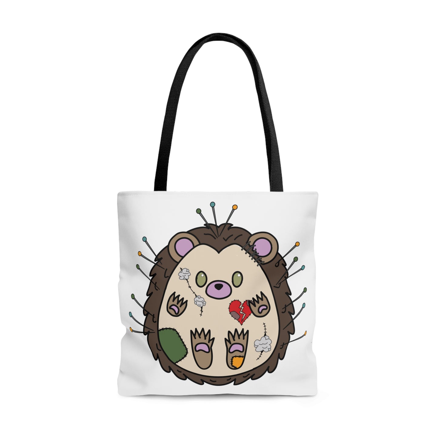 Stitched Hedgehog Tote Bag