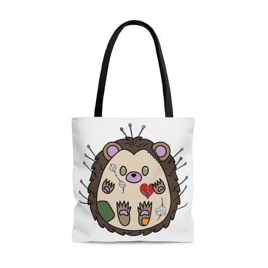 Stitched Hedgehog Tote Bag