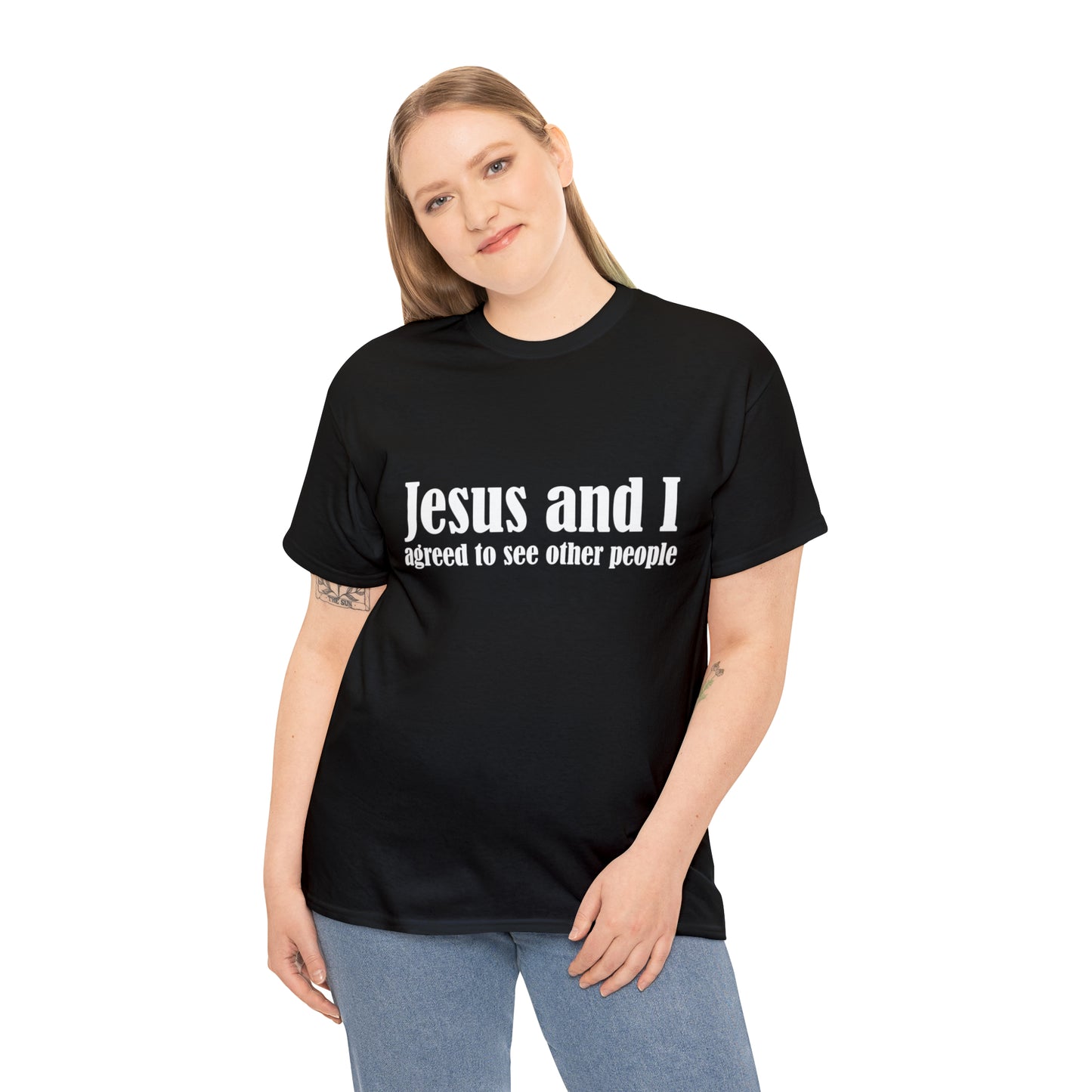 Jesus and I Unisex Heavy Cotton Tee