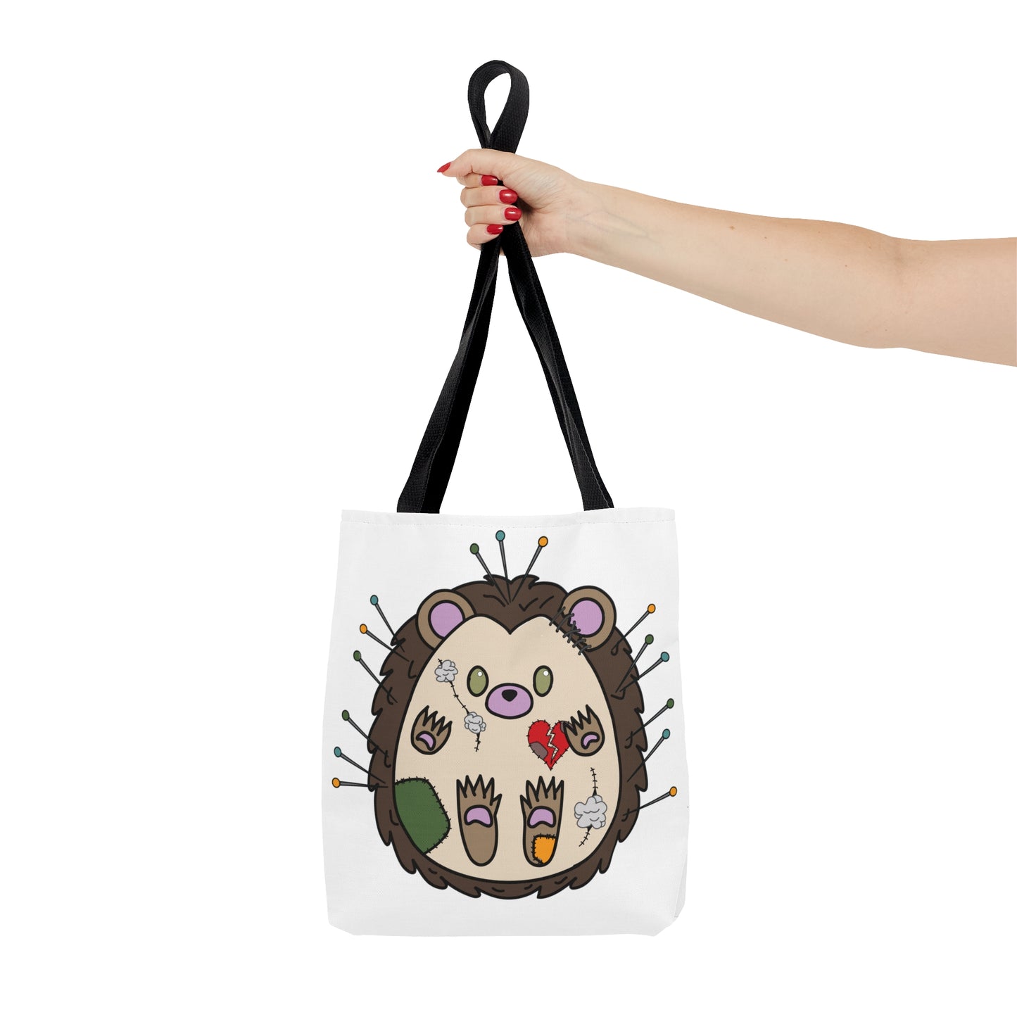 Stitched Hedgehog Tote Bag