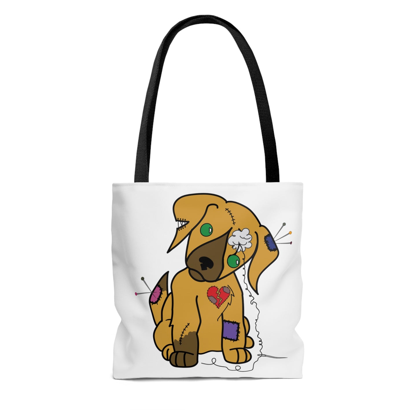 Stitched Pup Tote Bag