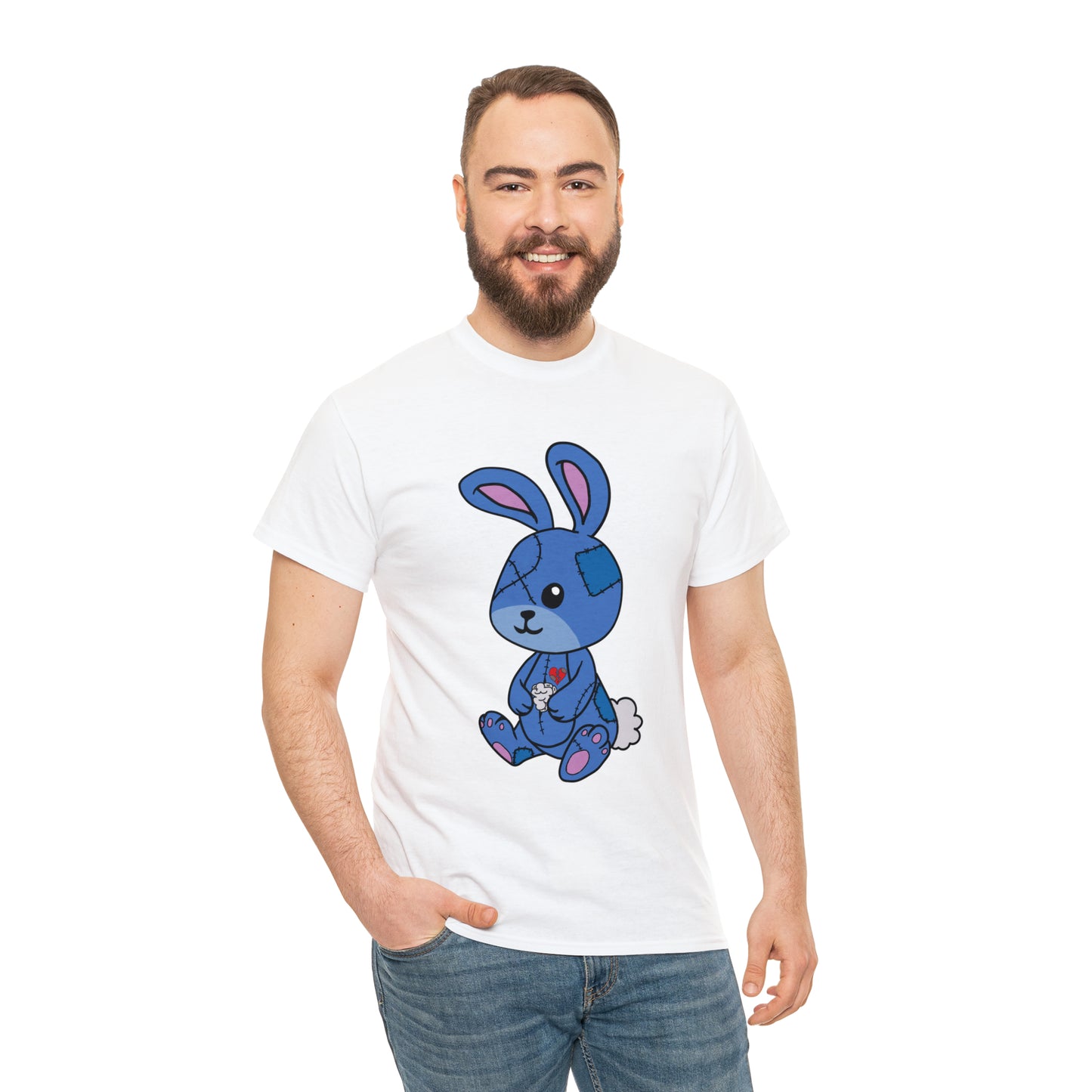 Stitched Up Bunny Unisex Heavy Cotton Tee