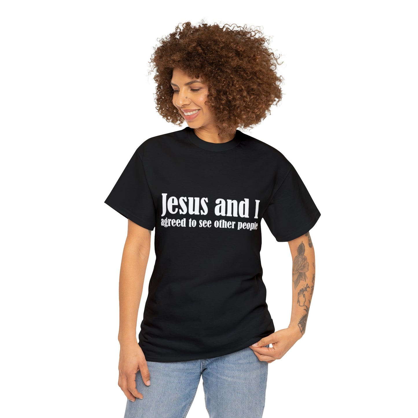 Jesus and I Unisex Heavy Cotton Tee