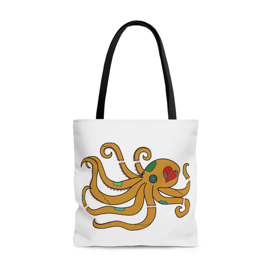 Stitched Octopus Tote Bag