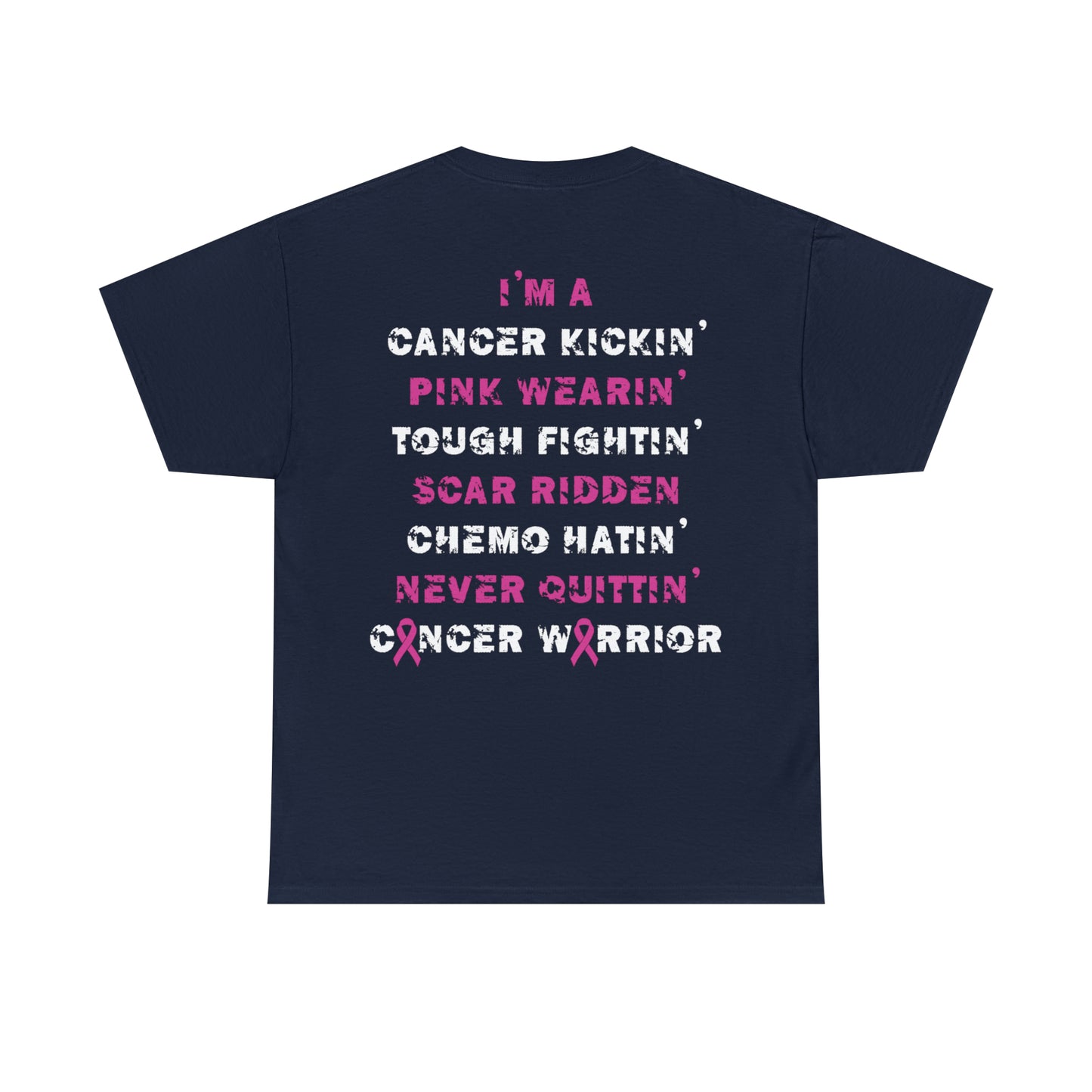 Breast Cancer Warrior Unisex Heavy Cotton Tee