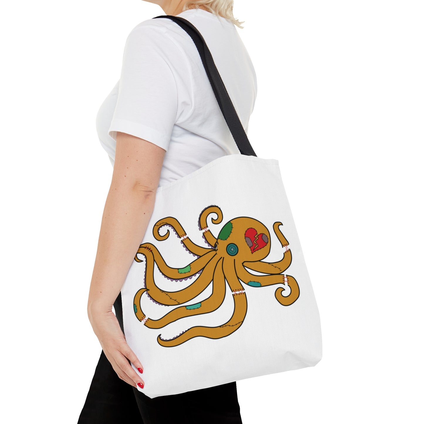 Stitched Octopus Tote Bag