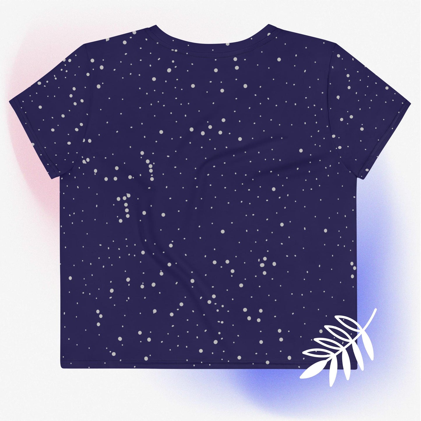 Roast Malone Stars All-Over Print Crop Tee